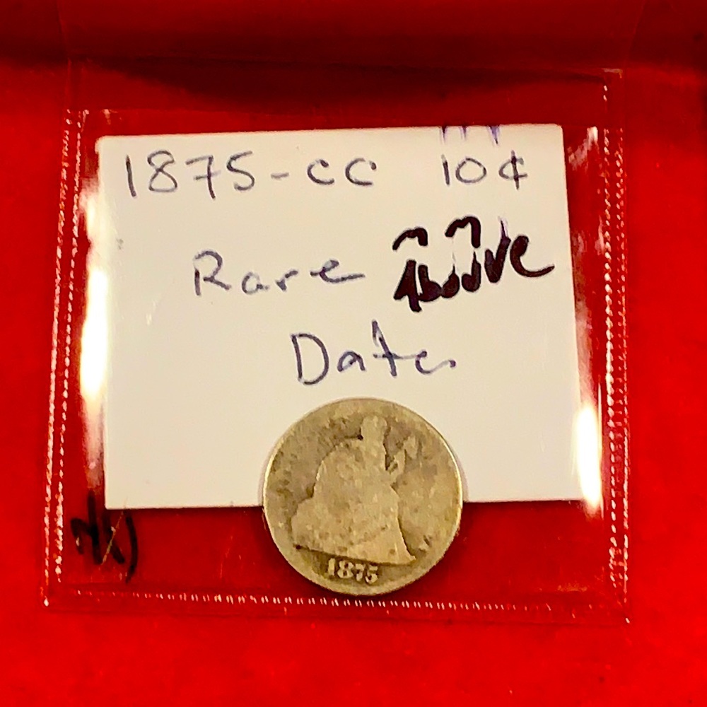 Super rare 1875-Carson City 10cent